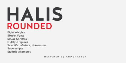 Halis Rounded Font Poster 1