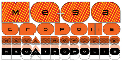 Megatropolis Font Poster 4