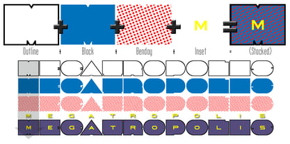 Megatropolis Font Poster 2