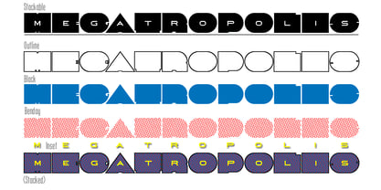 Megatropolis Font Poster 5