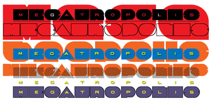 Megatropolis Font Poster 7