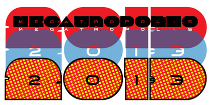 Megatropolis Font Poster 9