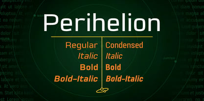Perihelion BB Font Poster 3