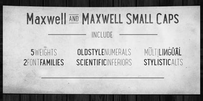 Maxwell Sans Font Poster 5