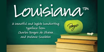 Louisiana Font Poster 1