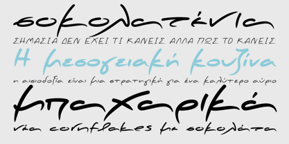 PF Scandal Pro Font Poster 4