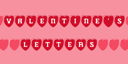 Valentine's Letters Fuente Póster 1