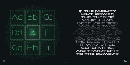 ND Alias Font Poster 9