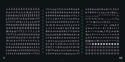 ND Alias Font Poster 10