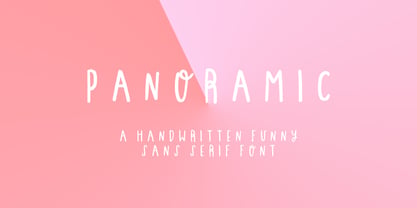 Panoramic Font Poster 1