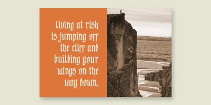 Blacktones Font Poster 3