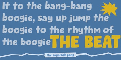 Square Beat Font Poster 3