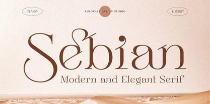 Sebian Font Poster 1