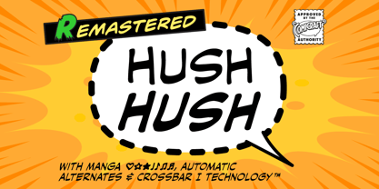 Hush Hush Font Poster 1