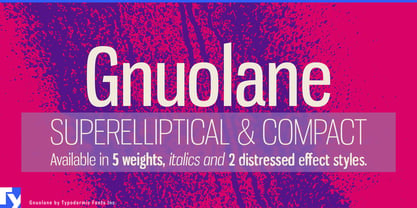 Gnuolane Font Poster 1