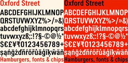 Oxford Street Font Poster 9