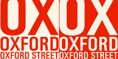 Oxford Street Font Poster 10