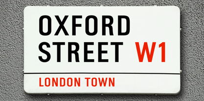 Oxford Street Font Poster 1