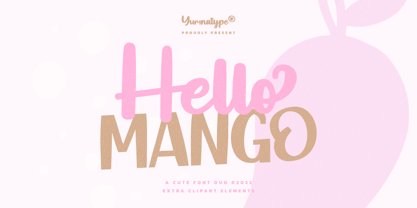 Hello Mango Font Poster 1