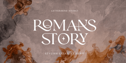 Romans Story Font Poster 1