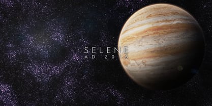 Selene Font Poster 1