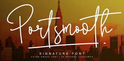 Portsmooth Font Poster 1