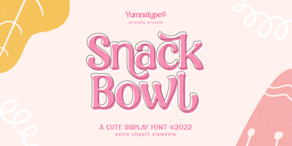 Snack Bowl Font Poster 1