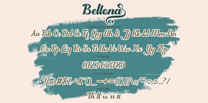 Bellona Font Poster 5