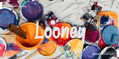 Looney Font Poster 1