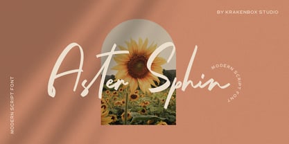 Aster Sphin Font Poster 1