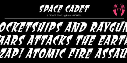 Space Cadet Font Poster 1