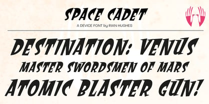 Space Cadet Font Poster 4