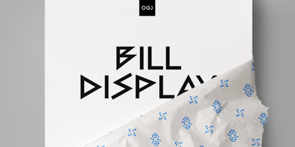 Bill Display Font Poster 1
