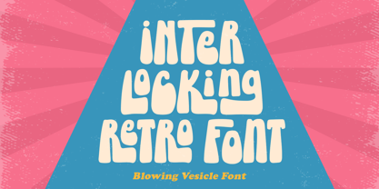 Blowing Vesicle Font Poster 2