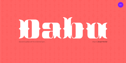 Dabu Font Poster 1