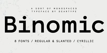 Binomic Font Poster 1