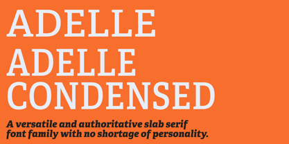 Adelle Font Poster 1