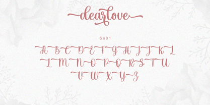 Dearlove Font Poster 10