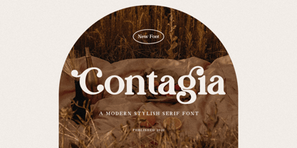 Contagia Font Poster 1