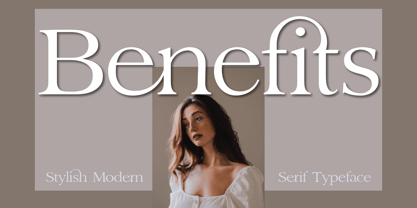 Benefits Font Poster 1