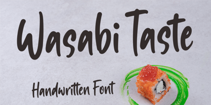 Wasabi Taste Fuente Póster 1
