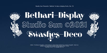Bethari Font Poster 2
