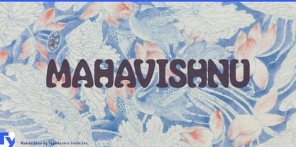 Mahavishnu Font Poster 1