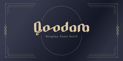 Qoodara Font Poster 1
