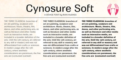 Cynosure Soft Font Poster 10