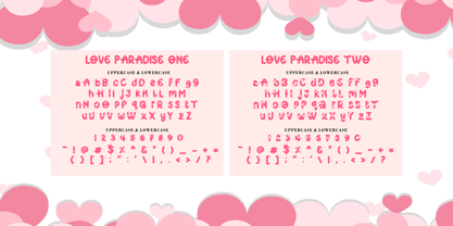 Love Paradise Font Poster 10
