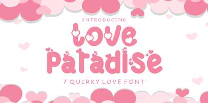 Love Paradise Font Poster 1