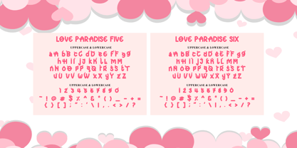 Love Paradise Font Poster 12