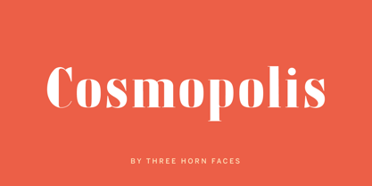 Cosmopolis Font Poster 1