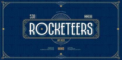 Rocketeers Font Poster 1